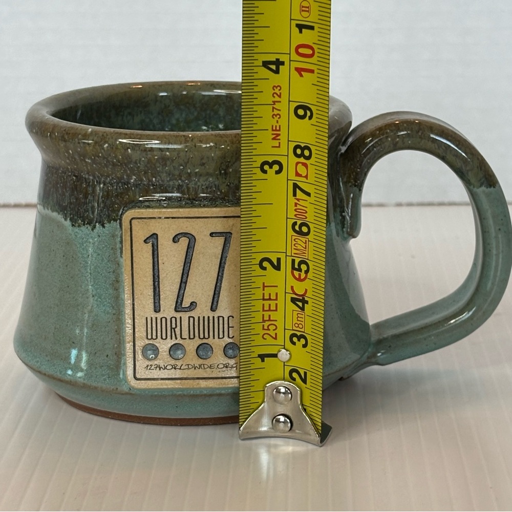 Sunset Hill Stoneware coffee mug Handmade In WI - Picture 7 of 8